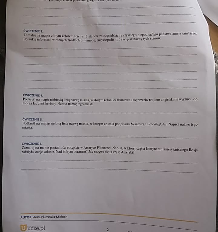 Ćwiczeni z Mapą . - załącznik 2