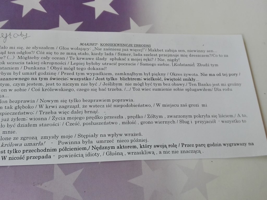 Wybierz 3 cytaty opisz i skomentuj je - załącznik 1