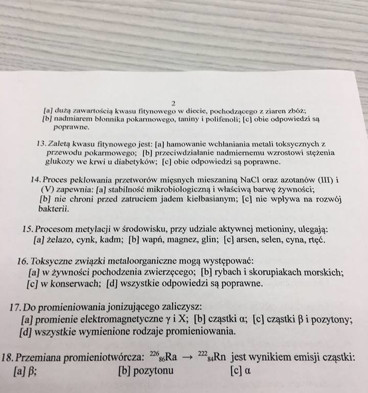 Czy ktoś pomoże i wskaże mi poprawną odpowiedź ? Przekopałam internt ale nie znalazłam nic - załącznik 2