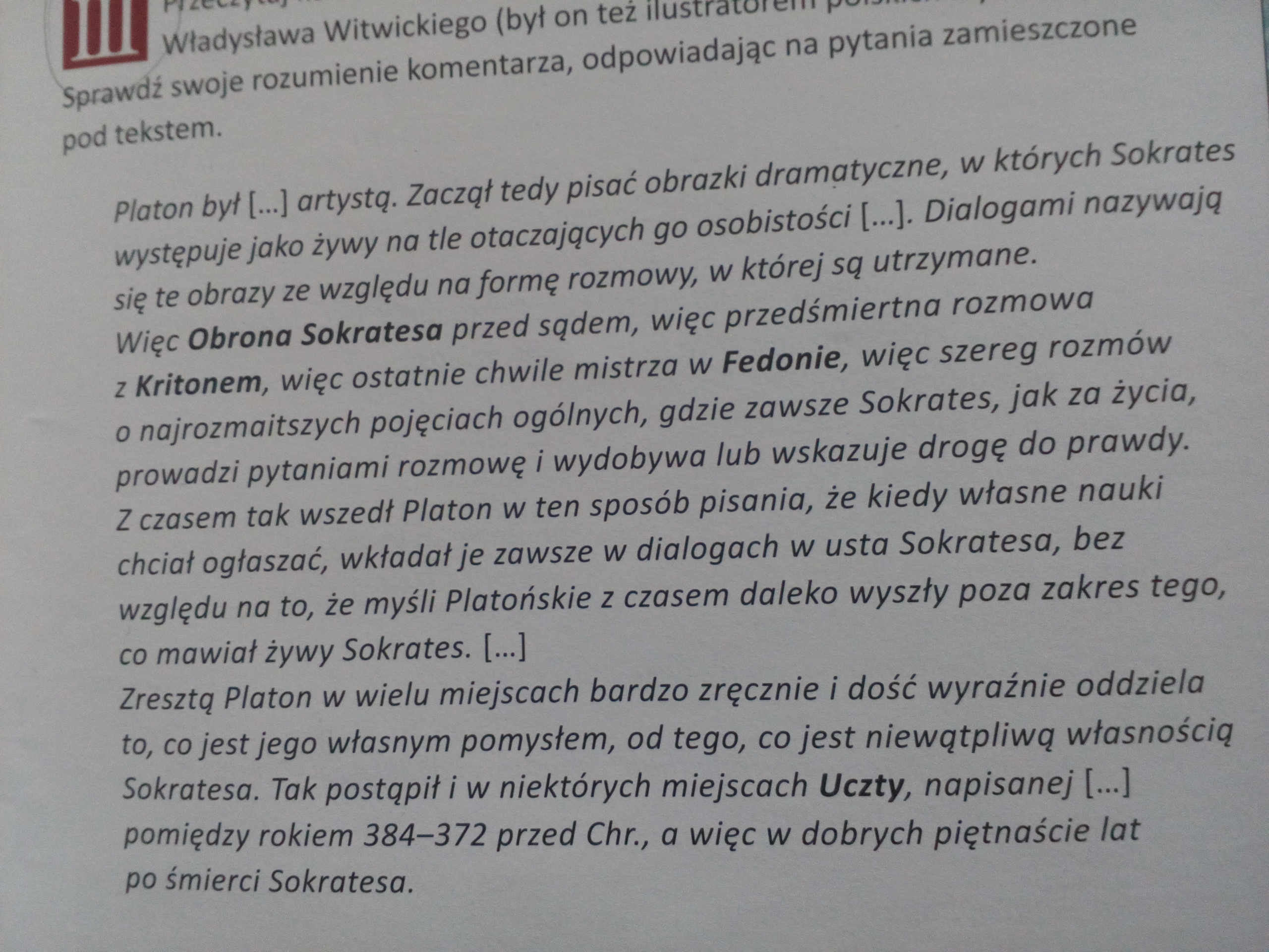 Wskaż W Historii Polski Przykład Sytuacji 1. Tekst Witwickiego- wskaż jeden przykład archaizmy2. Wyrazy obraz