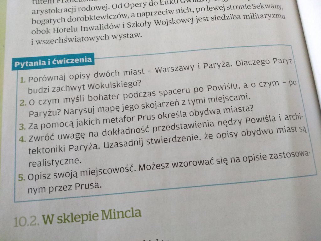 Proszę o rozwiązanie ćwiczenia 2i3 - załącznik 1