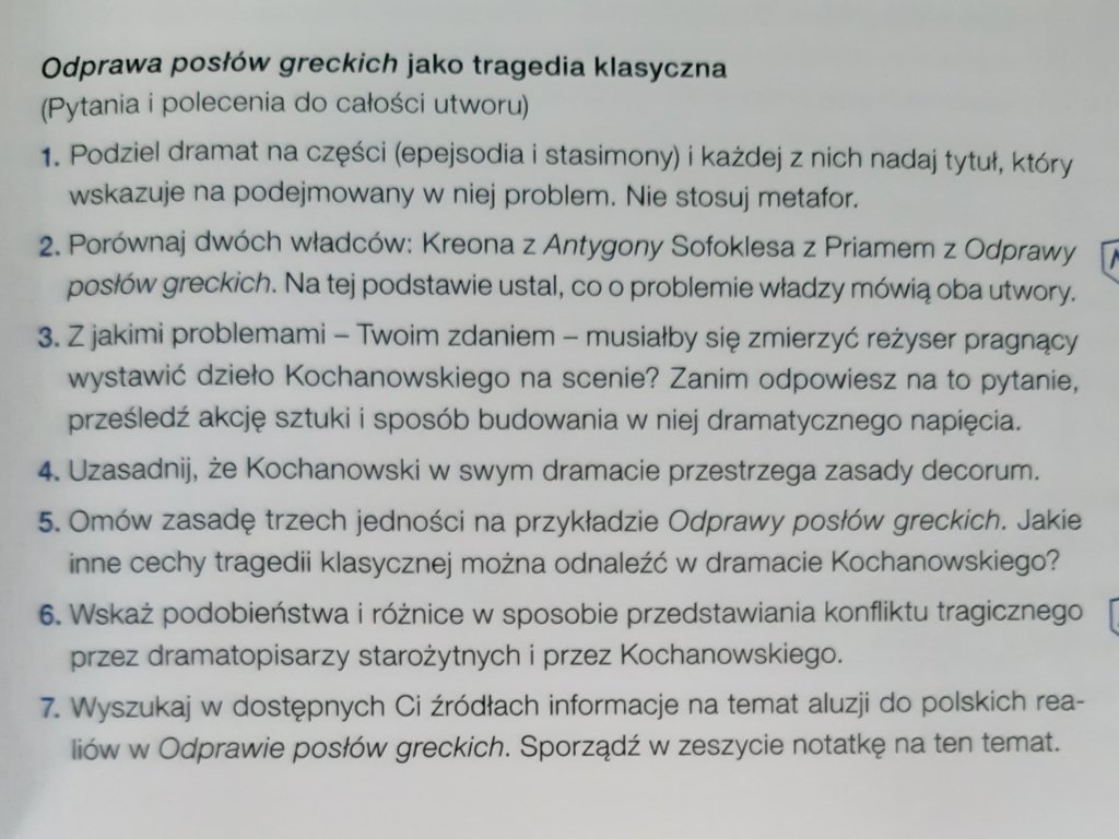 Czy jest jakaś osoba która mogła by mi pomóc w rozwiązaniu zadań  2,5,6  czytałem lekture ale nic z - załącznik 1