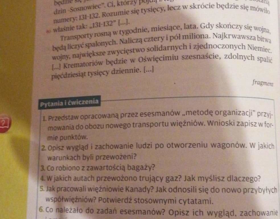 Co należało do zadań esesmanów ?Opisz ich wygląd zachowanie i emocje - załącznik 1