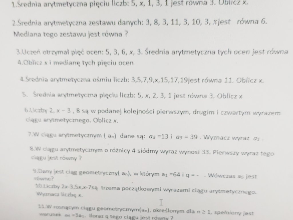 Bardzo proszę o pomoc w rozwiązaniu tych zadań . Są w załączniku - załącznik 1