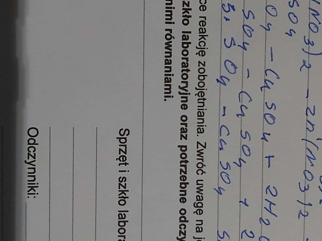Zaprojektuj doswiadczenia ilustracji reakcji zabarwienia .zwruc uwage na jej wizualne objawy .zapisz - załącznik 1