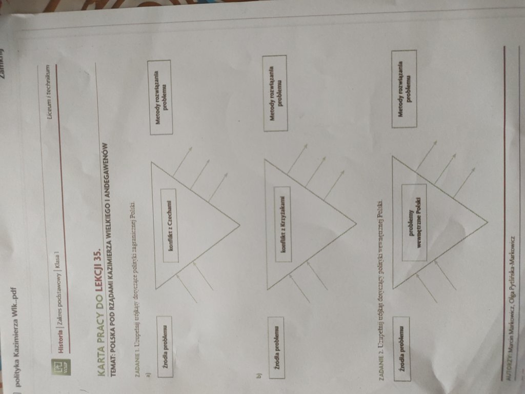 Polska pod rządami Kazimierza Wielkiego 1.zrodla problemu, konflikt z Czechami, metody rozwiązania - załącznik 1