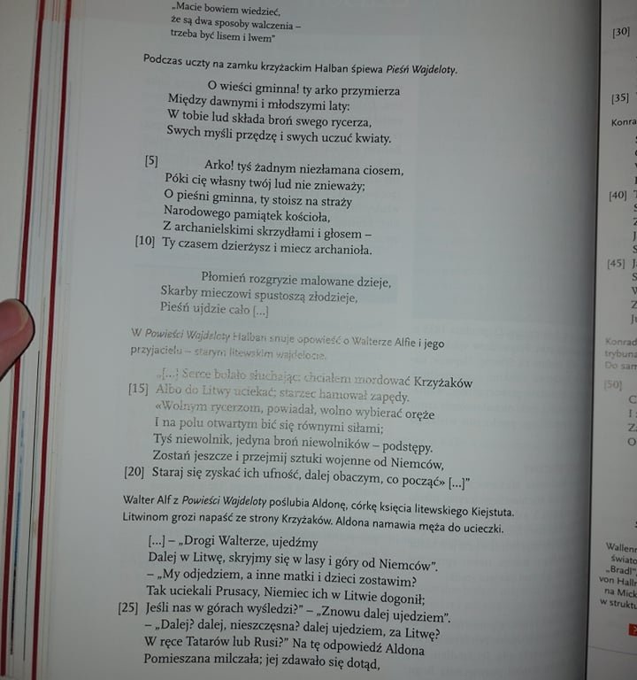 Czy Wallenrod odczuwa dume i radość z zwycięstwa? A moze te uczucia są przytłumione przez wyrzuty - załącznik 1