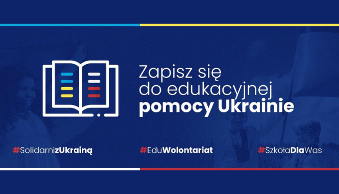 Wsparcie edukacyjne dzieci przybywających z Ukrainy. Zgłoś się!