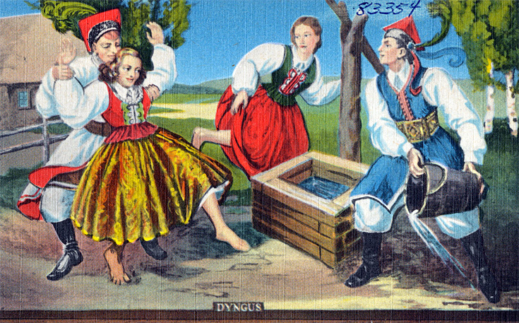 Dyngus_postcard