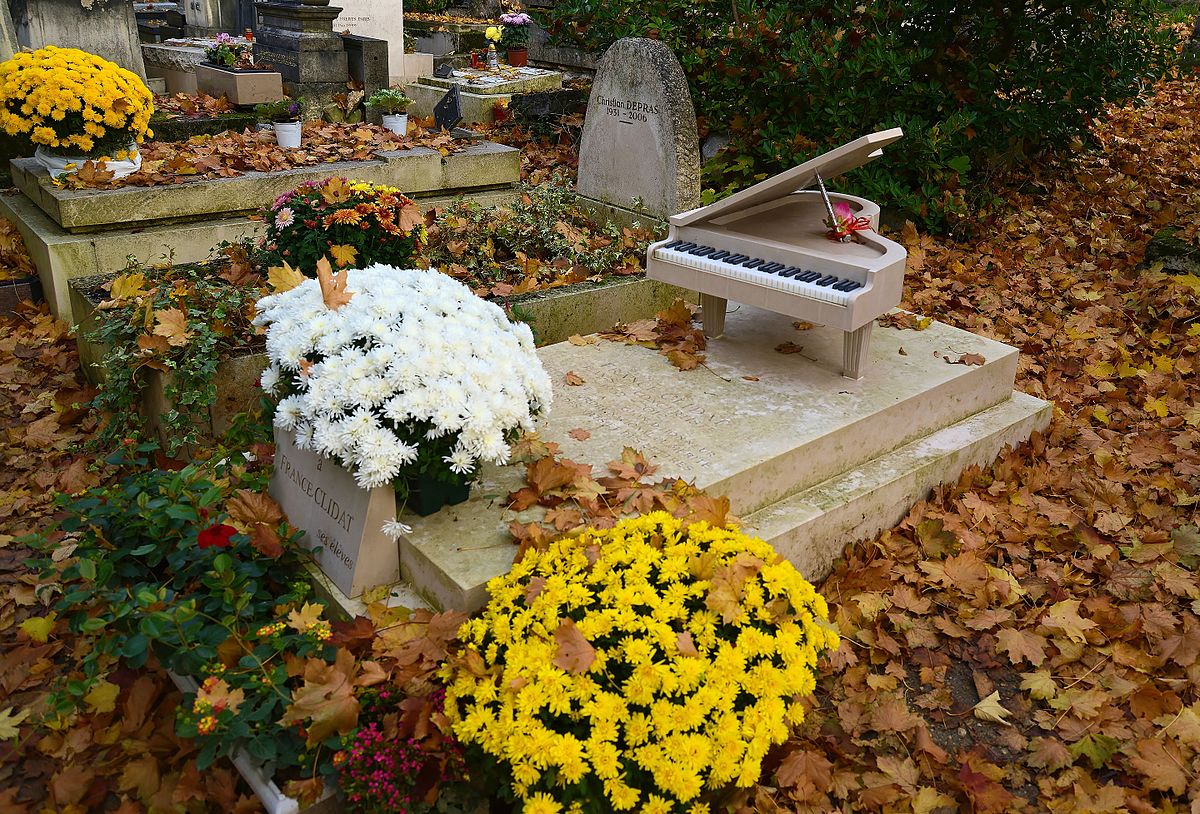 Grób francuskiej pianistki France Clidat na cmentarzu Père-Lachaise /fot. Wikipedia (domena publiczna)
