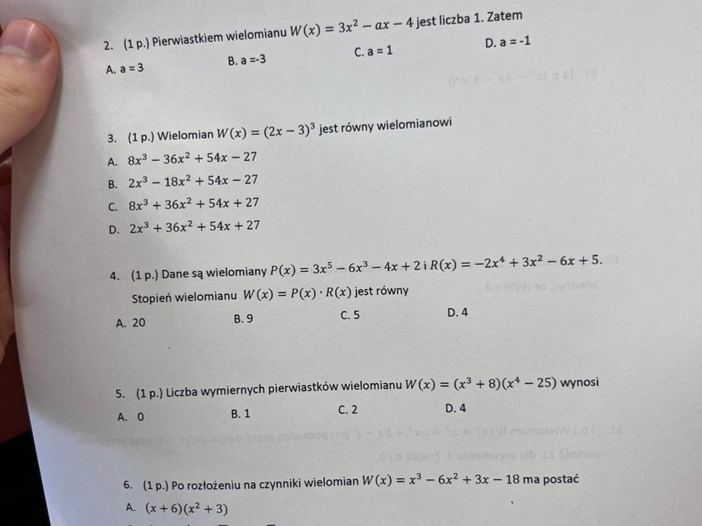 Witam, czy ktoś mógłby mi pomóc w rozwiązaniu tych ćwiczeń? jeśli ktoś to zrobi bardzo proszę o - załącznik 2