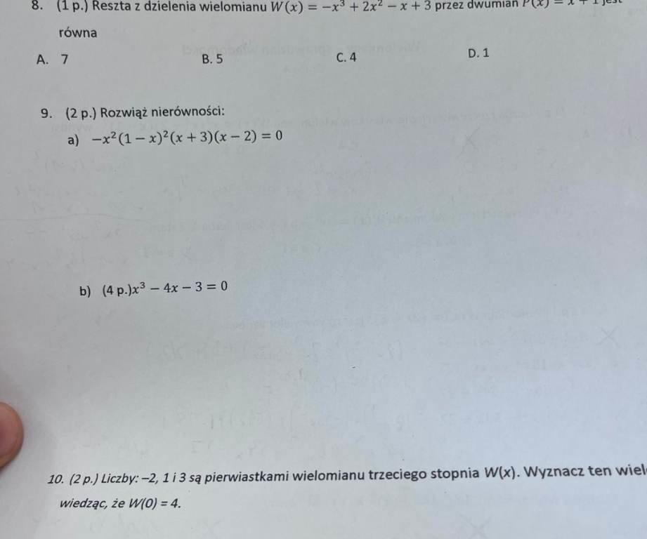 Witam, czy ktoś mógłby mi pomóc w rozwiązaniu tych ćwiczeń? jeśli ktoś to zrobi bardzo proszę o - załącznik 1