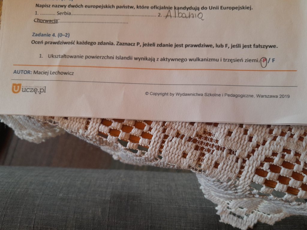 Prosze o poprawne odp - załącznik 1