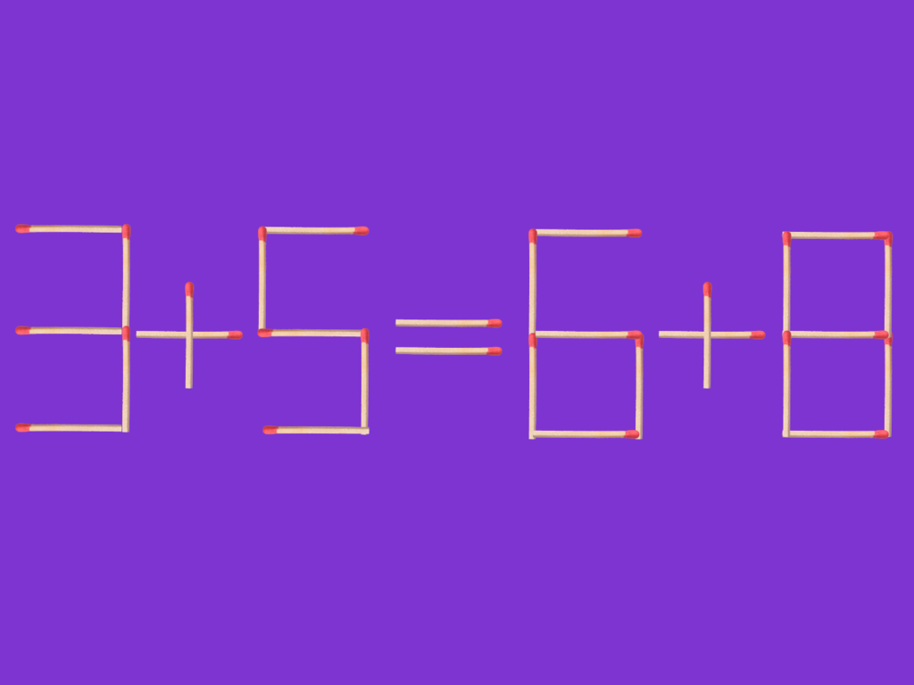 Łamigłówka z zapałkami dla bystrzaków. Pamiętasz ten trik?