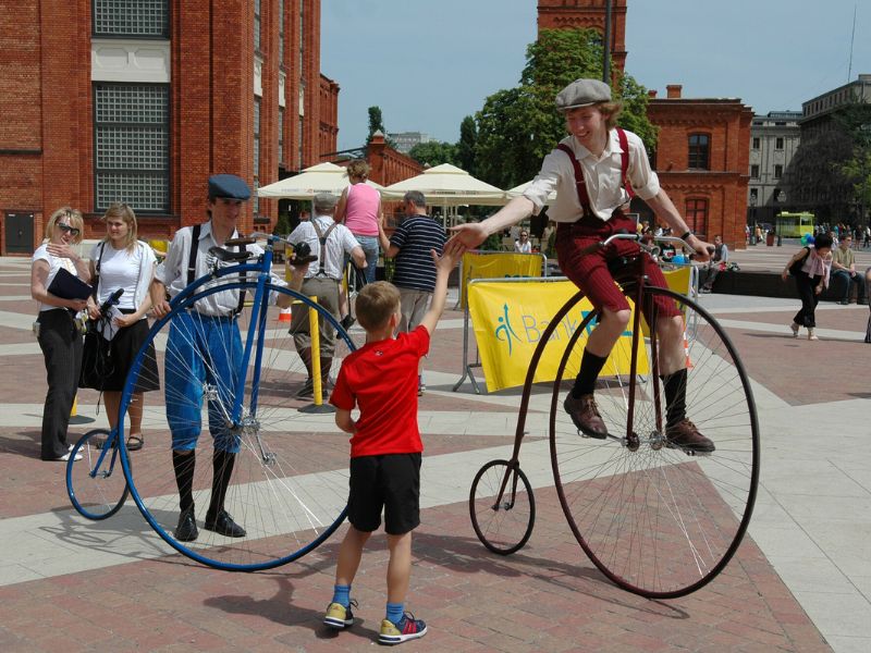 bicykl, Łódź, Manufaktura