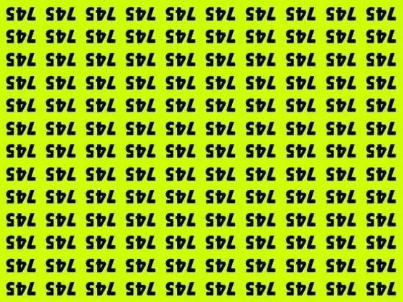 Potrafisz skupić wzrok na tej grafice? Znajdź 745 w 15 sekund