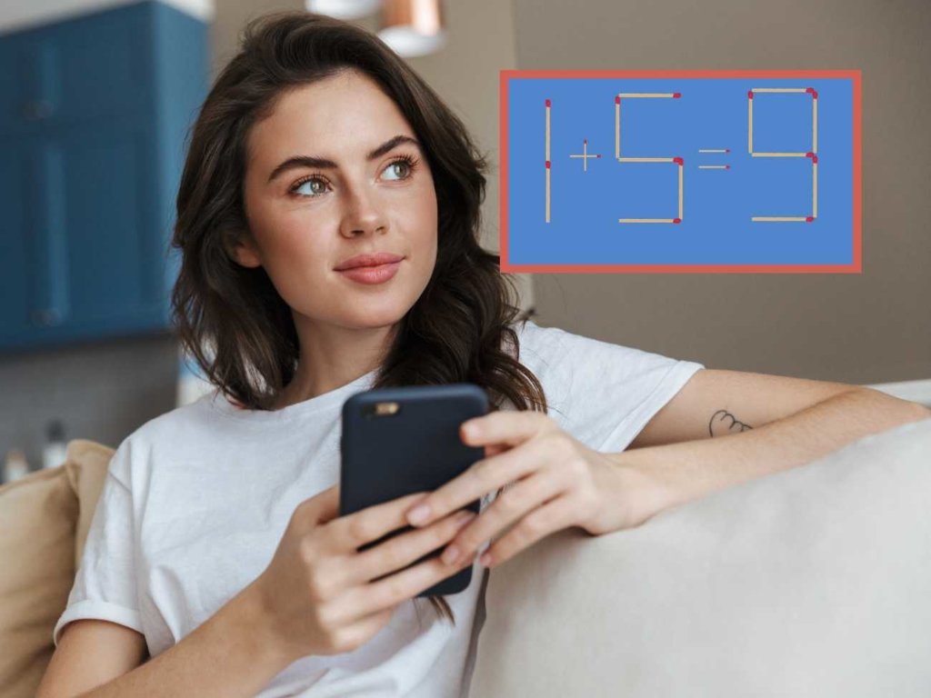 Zagadka z zapałkami. Dodaj dwie zapałki i popraw równanie