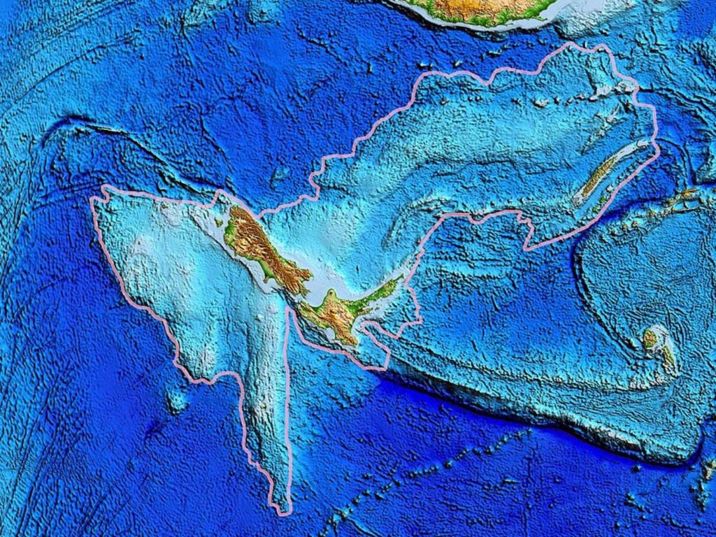 Zelandia – powstała mapa ósmego kontynentu