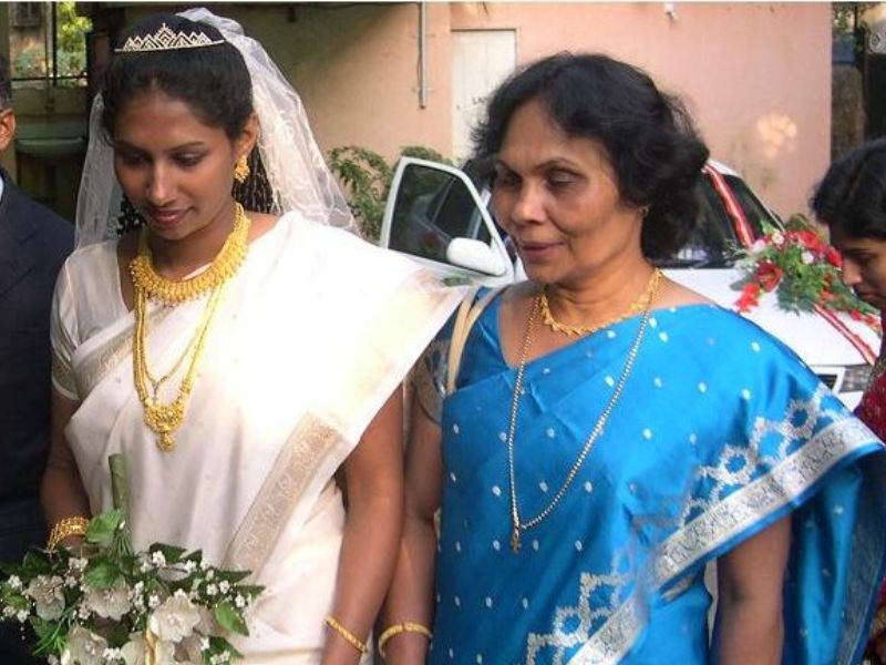 sari, Indie, ślub