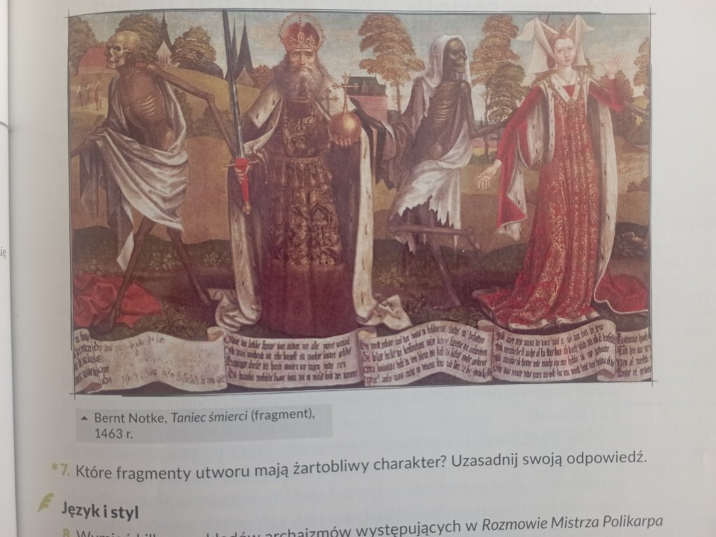 Opis obrazu Bernta Notke pt. Taniec Śmierci - załącznik 1