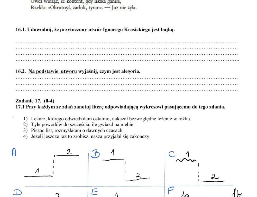 Proszę o pomoc zad,17 tylko poprawne odp, - załącznik 1