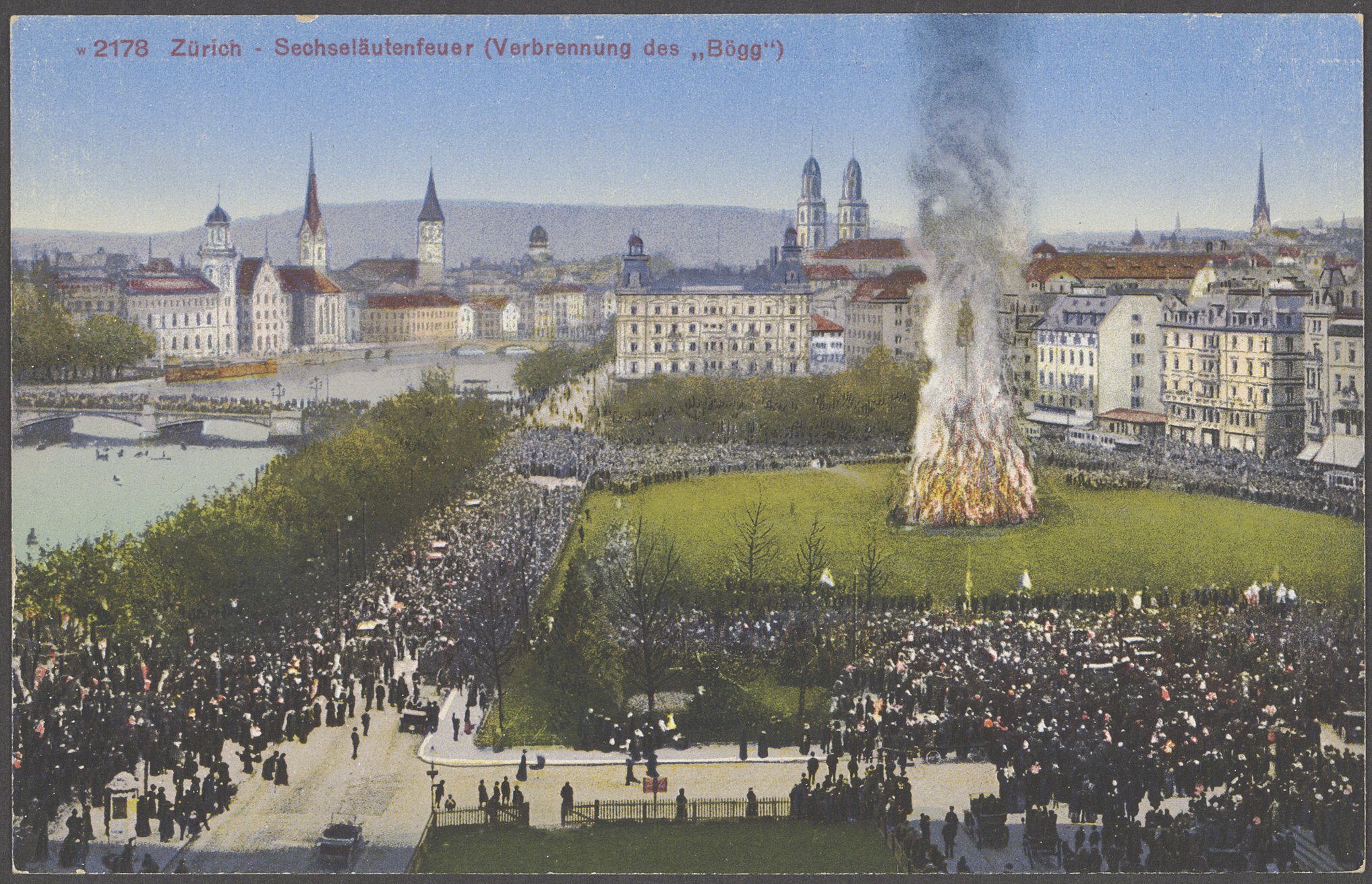 Sechseläuten wiosna palenie balwana zurych