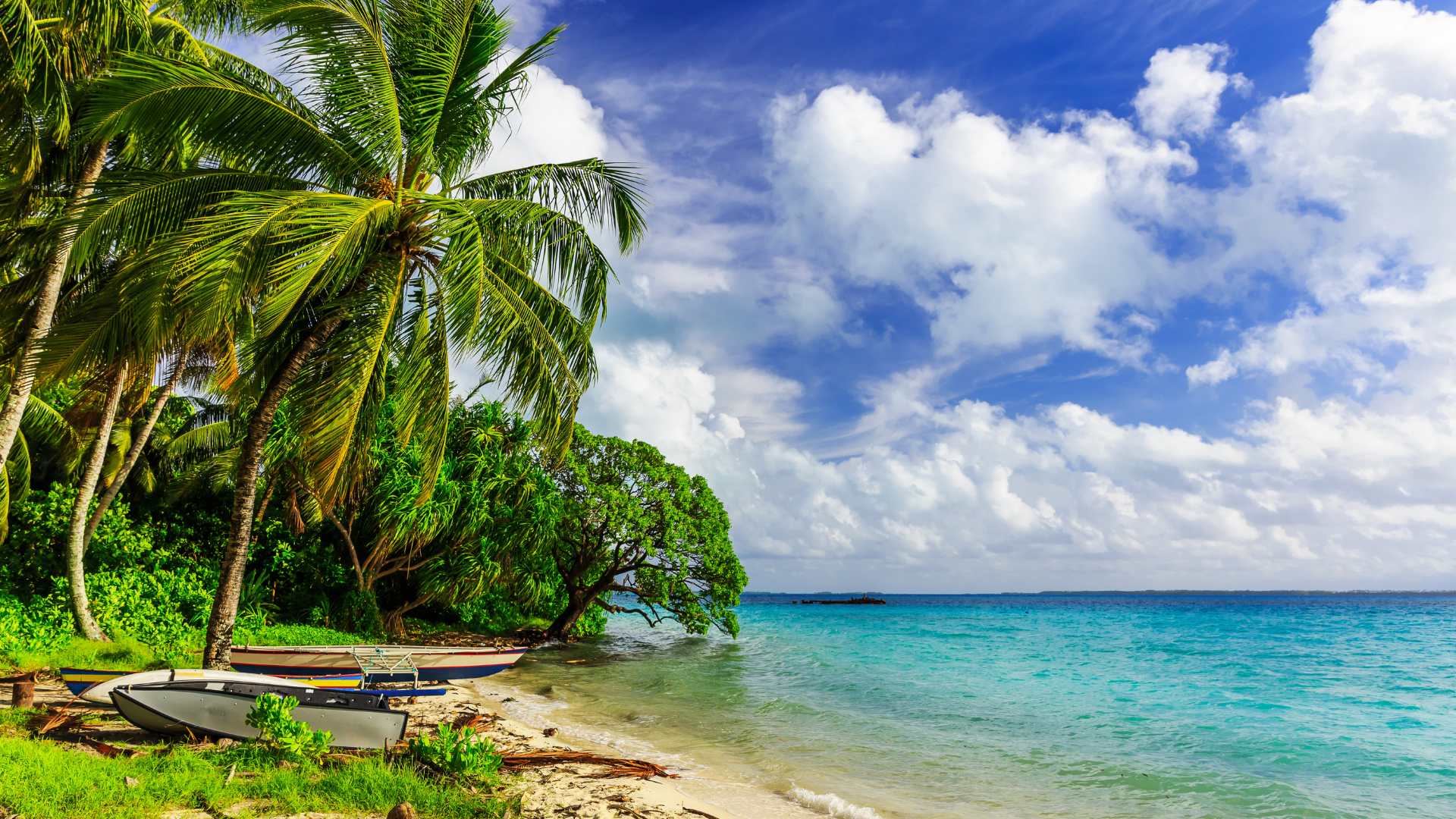 kiribati plaża wybrzeże