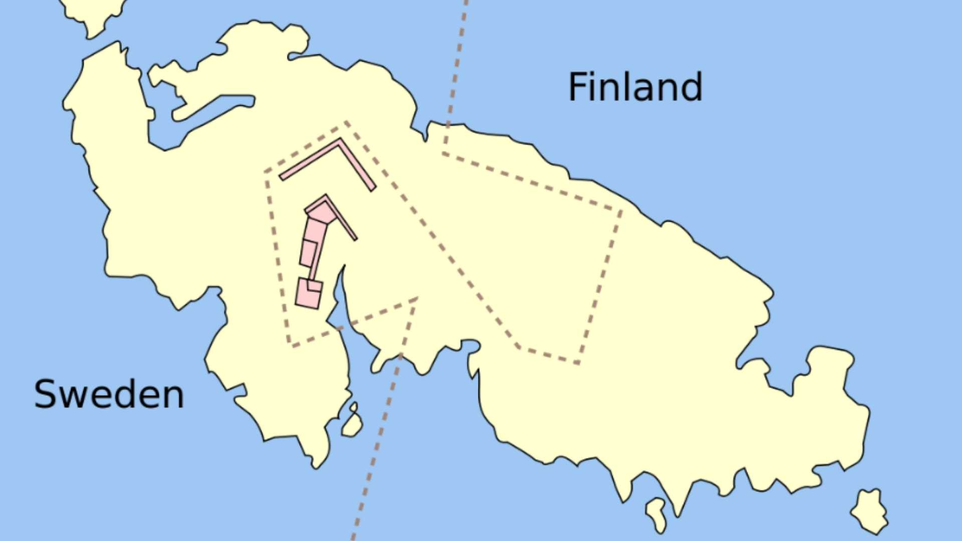 mapa market szwecja finlandia granica wyspa
