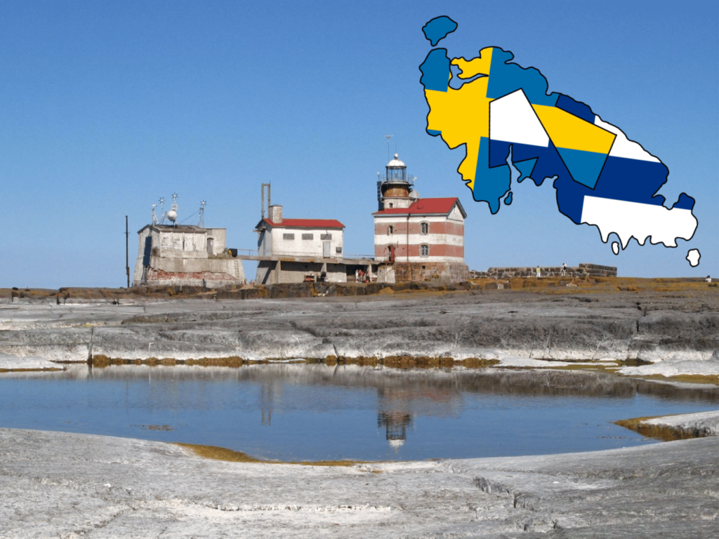 Wyspa Märket na Bałtyku. Biegnie tam najdziwniejsza granica na świecie