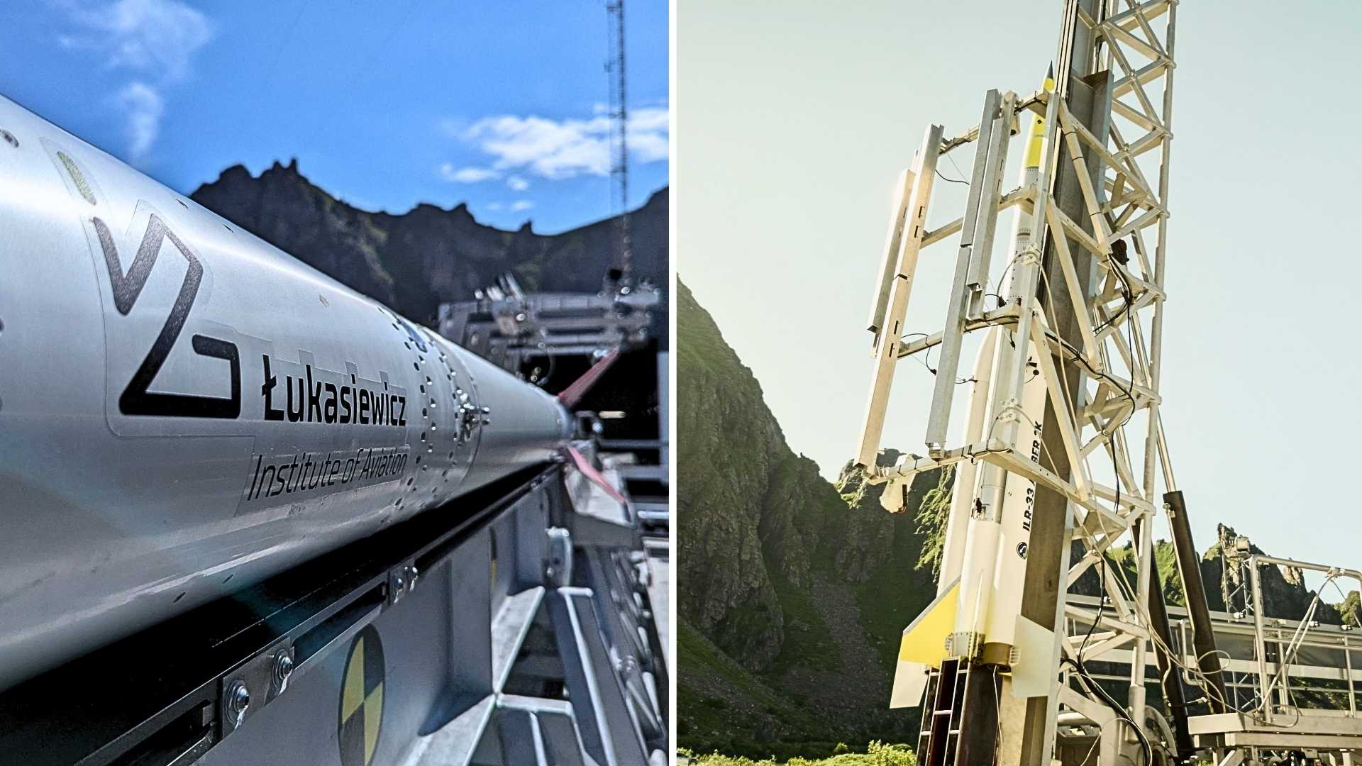 rakieta bursztyn kosmodrom w norwegii