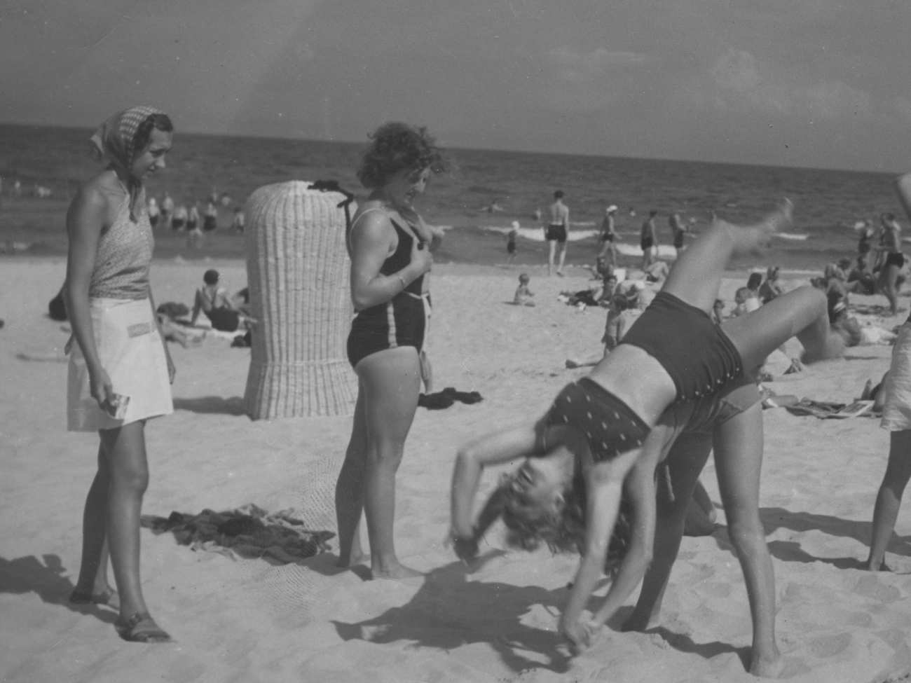 plażowanie lata 30 XX wieku