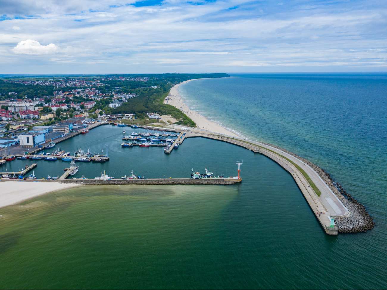 Władysławowo port morze polska