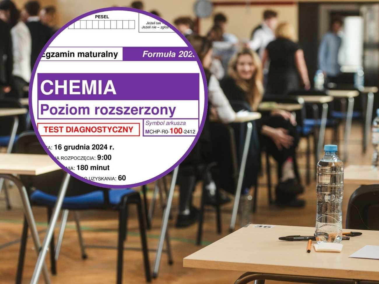 Matura próbna 2024 z chemii. Zobacz arkusz CKE z rozwiązaniami