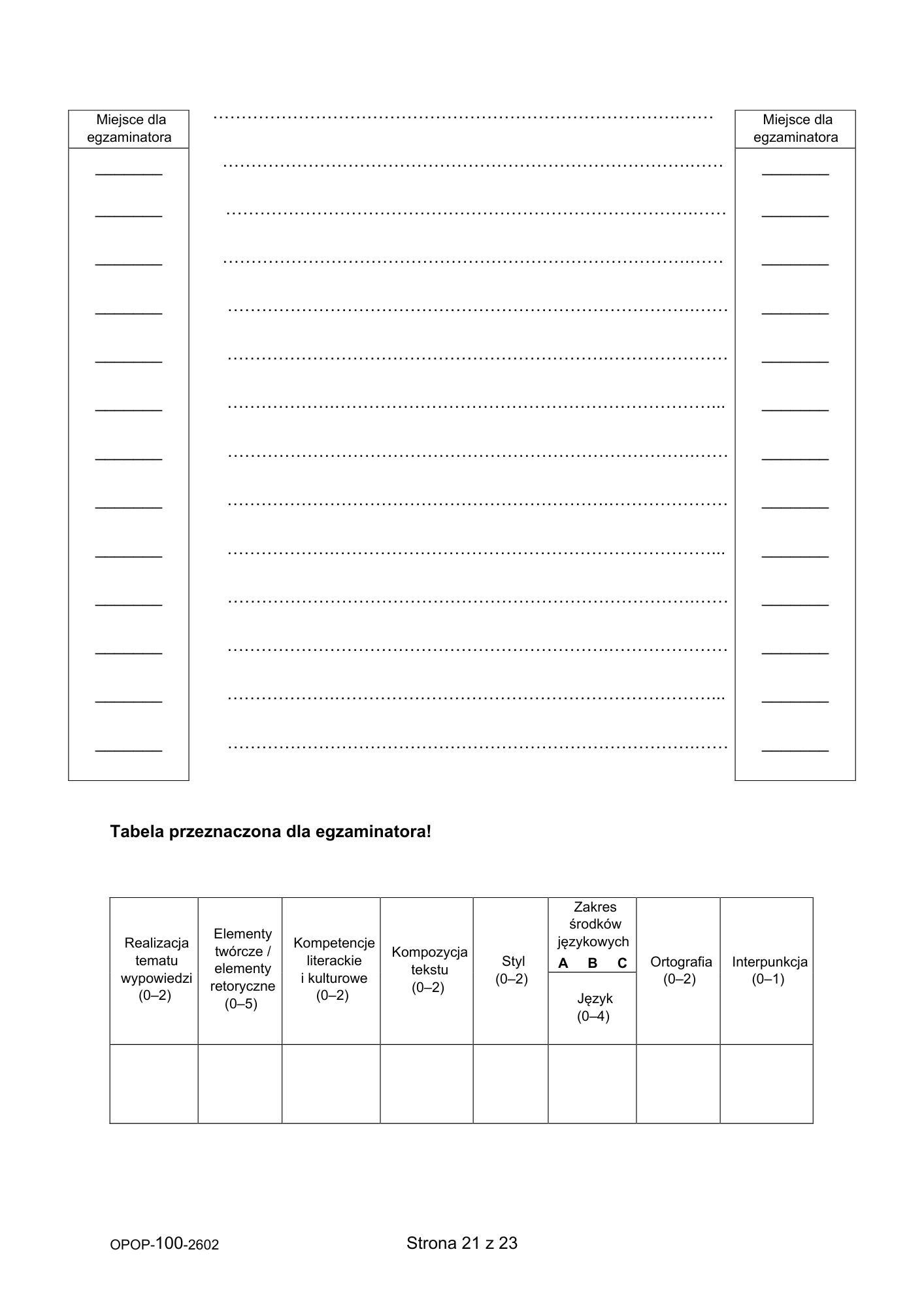 Próbny egzamin ósmoklasisty 2026 odpowiedzi rozwiązania