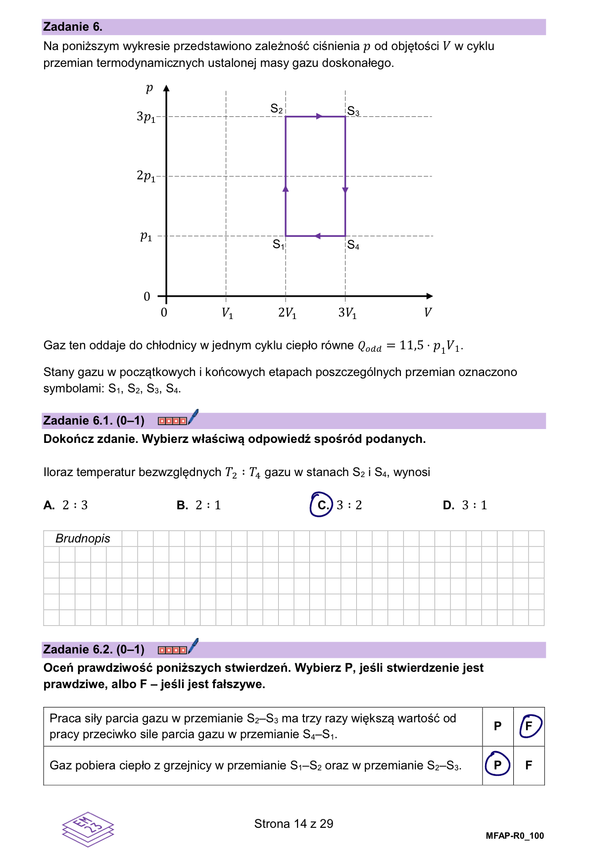 Próbna matura z fizyki 2026 arkusz odpowiedzi