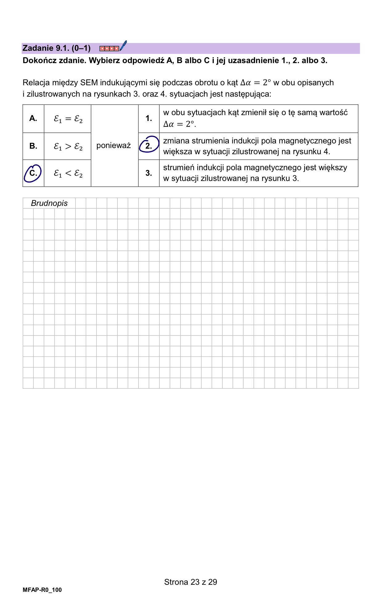 Próbna matura z fizyki 2026 arkusz odpowiedzi