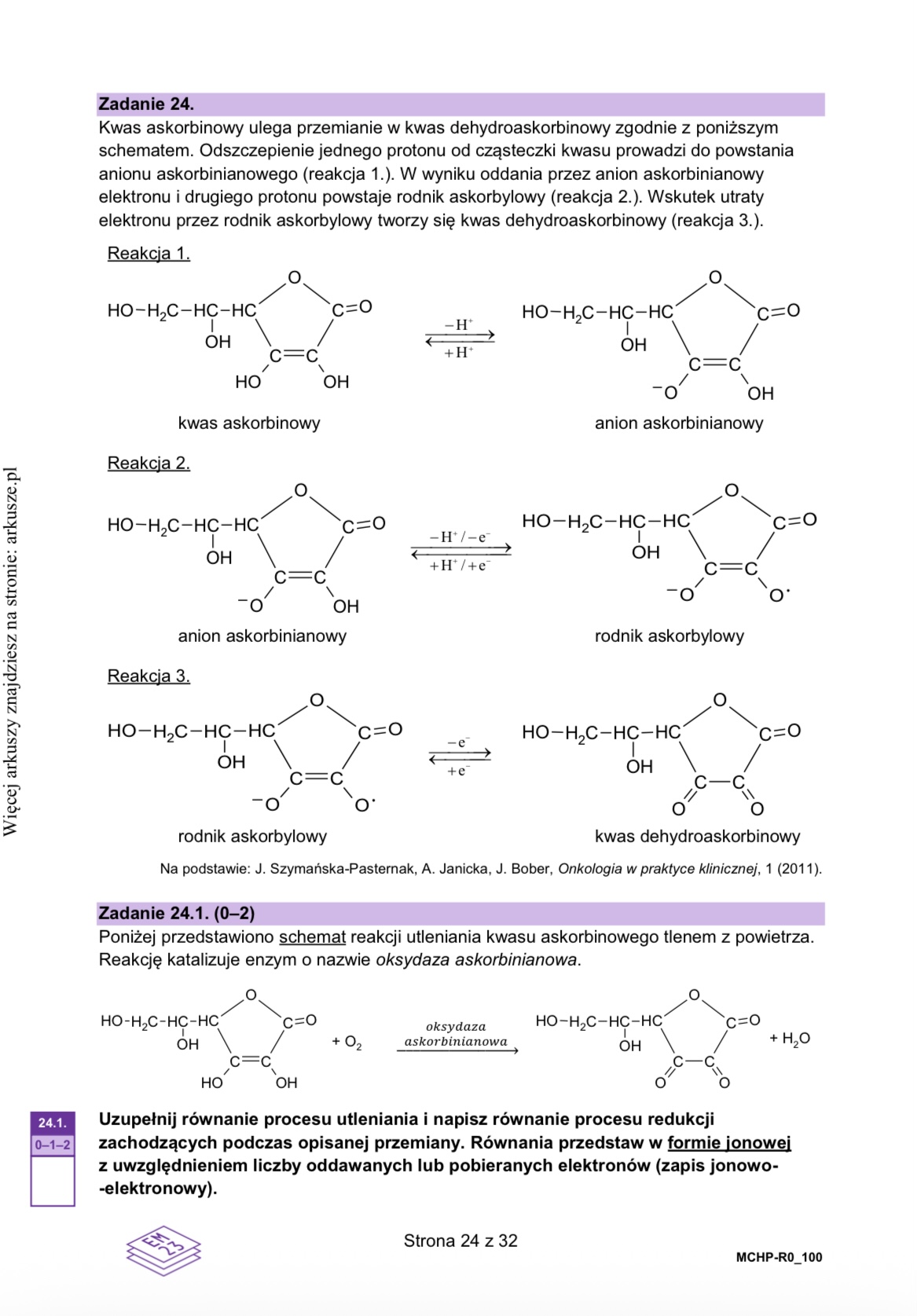 Arkusz próbny z chemii - Matura 2026