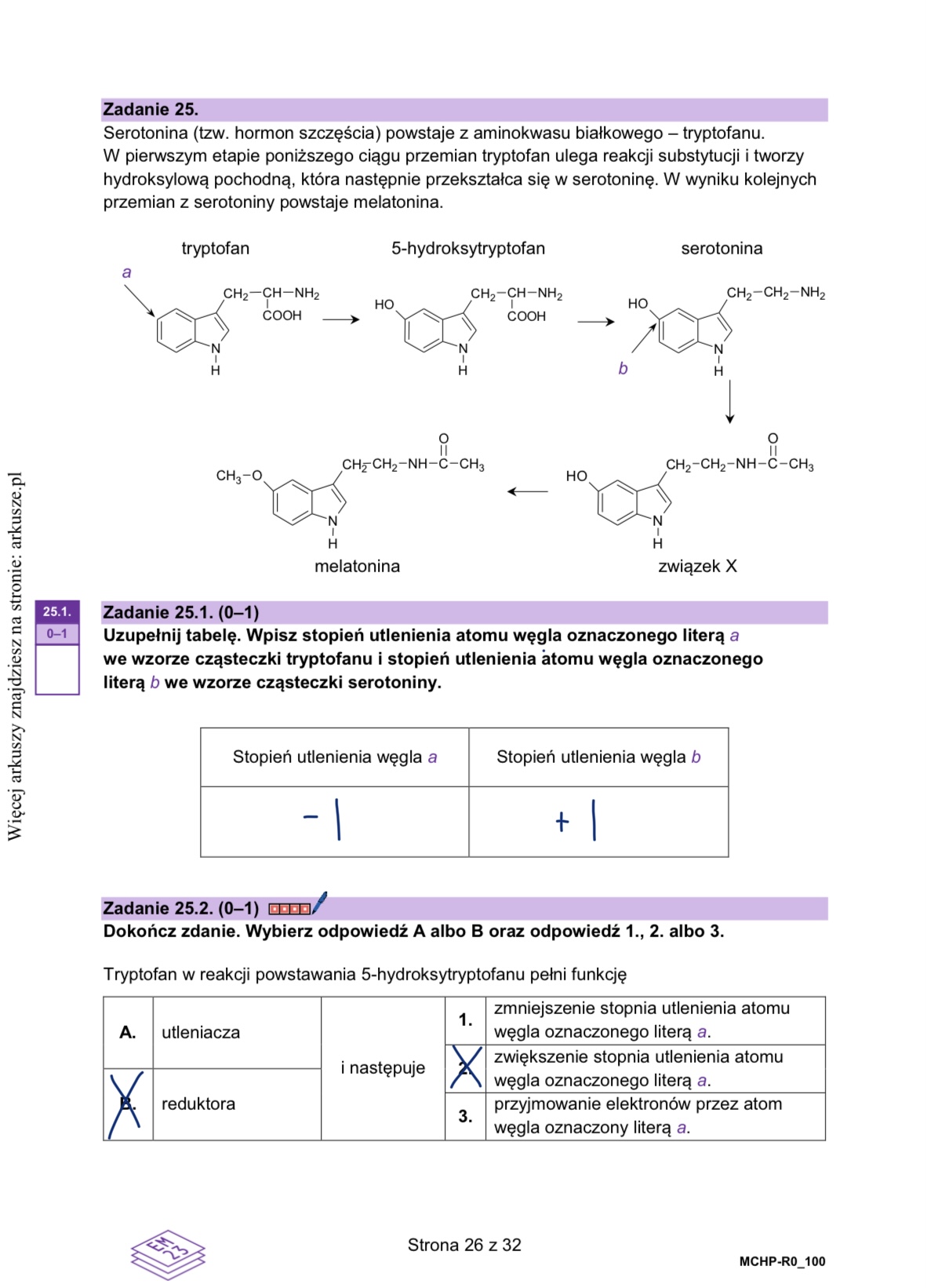 Arkusz próbny z chemii - Matura 2026