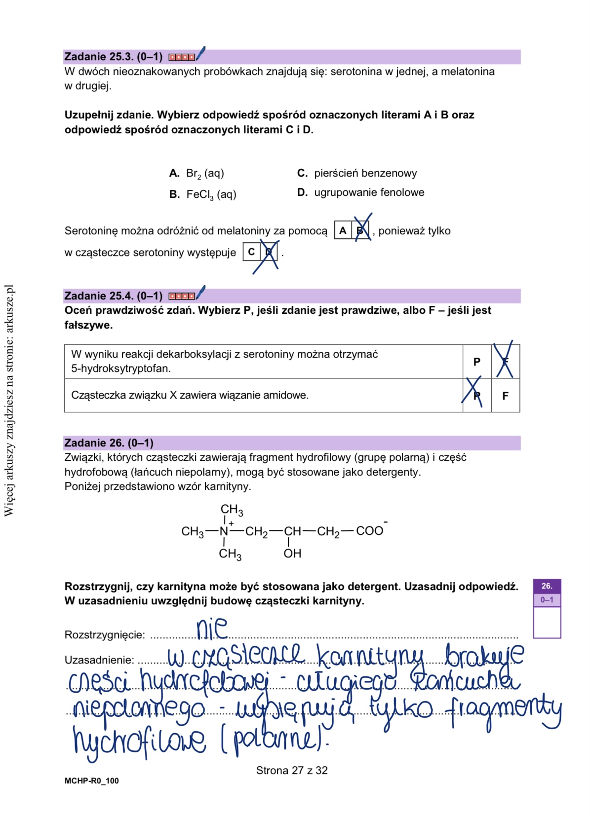 Arkusz próbny z chemii - Matura 2026