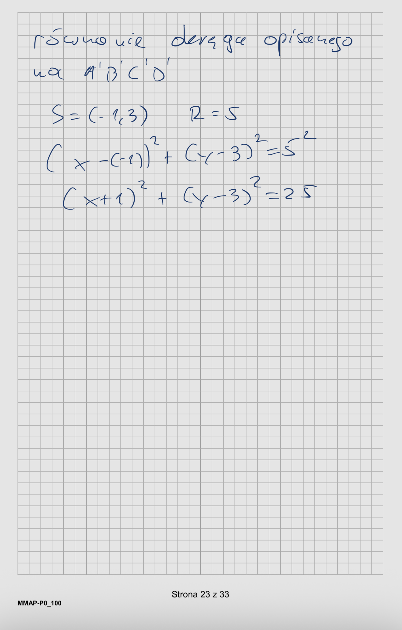 Próbna matura z matematyki - odpowiedzi