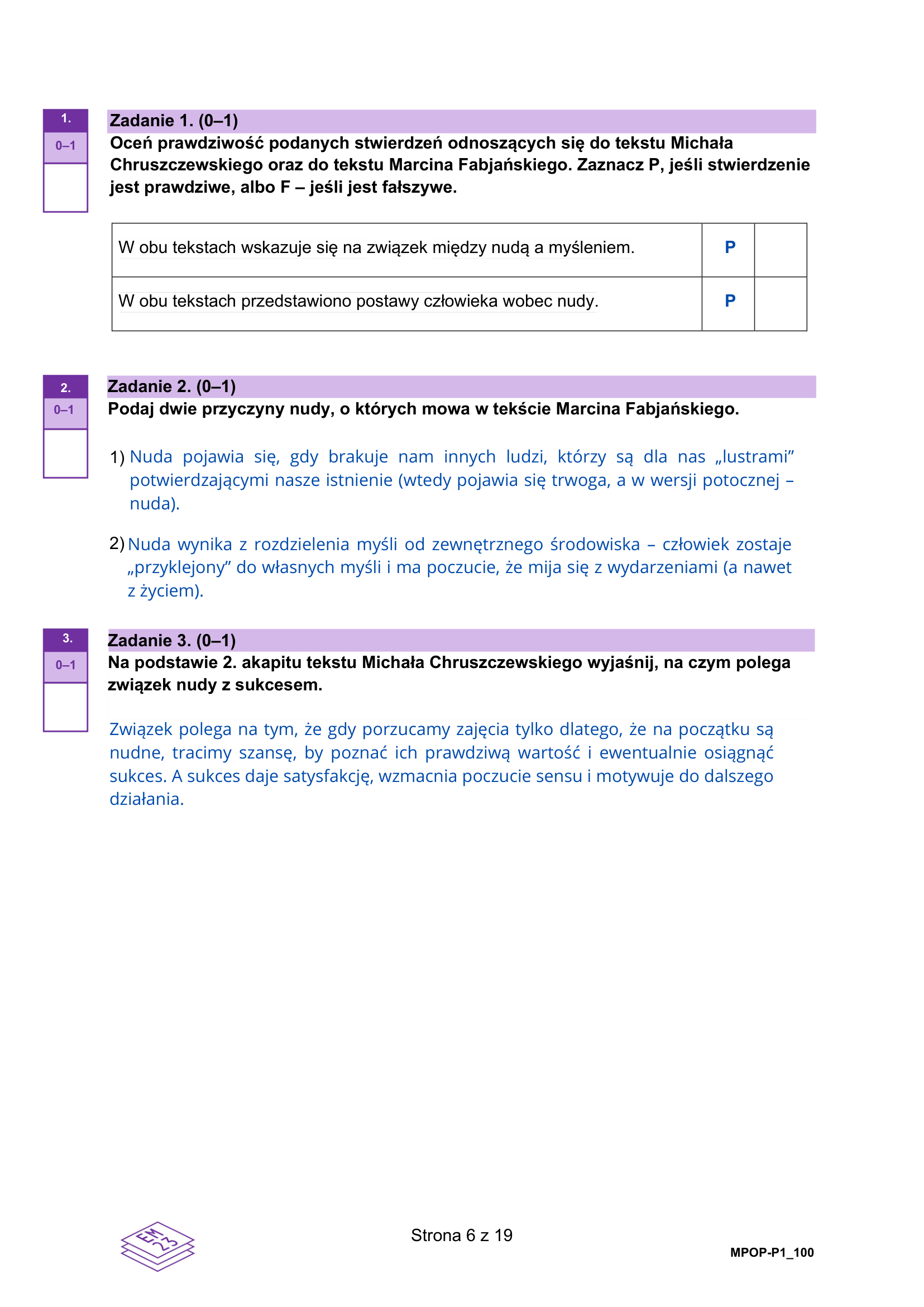 Matura próbna marzec 2026. Język polski, poziom podstawowy – strona 6