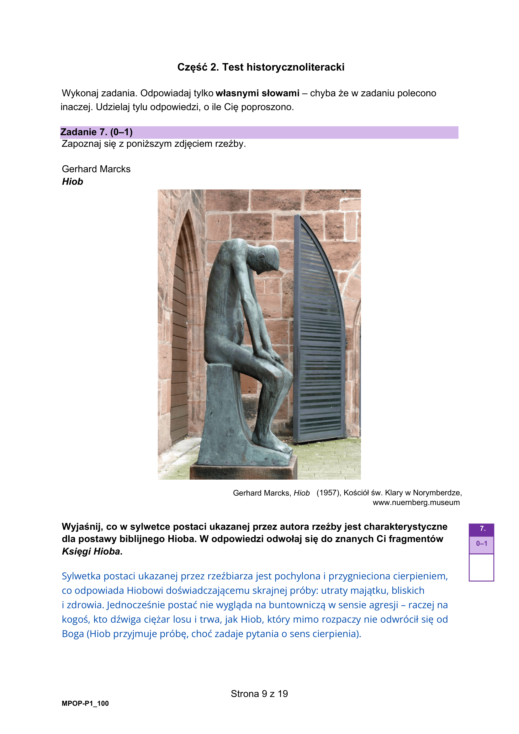 Matura próbna marzec 2026. Język polski, poziom podstawowy – strona 9