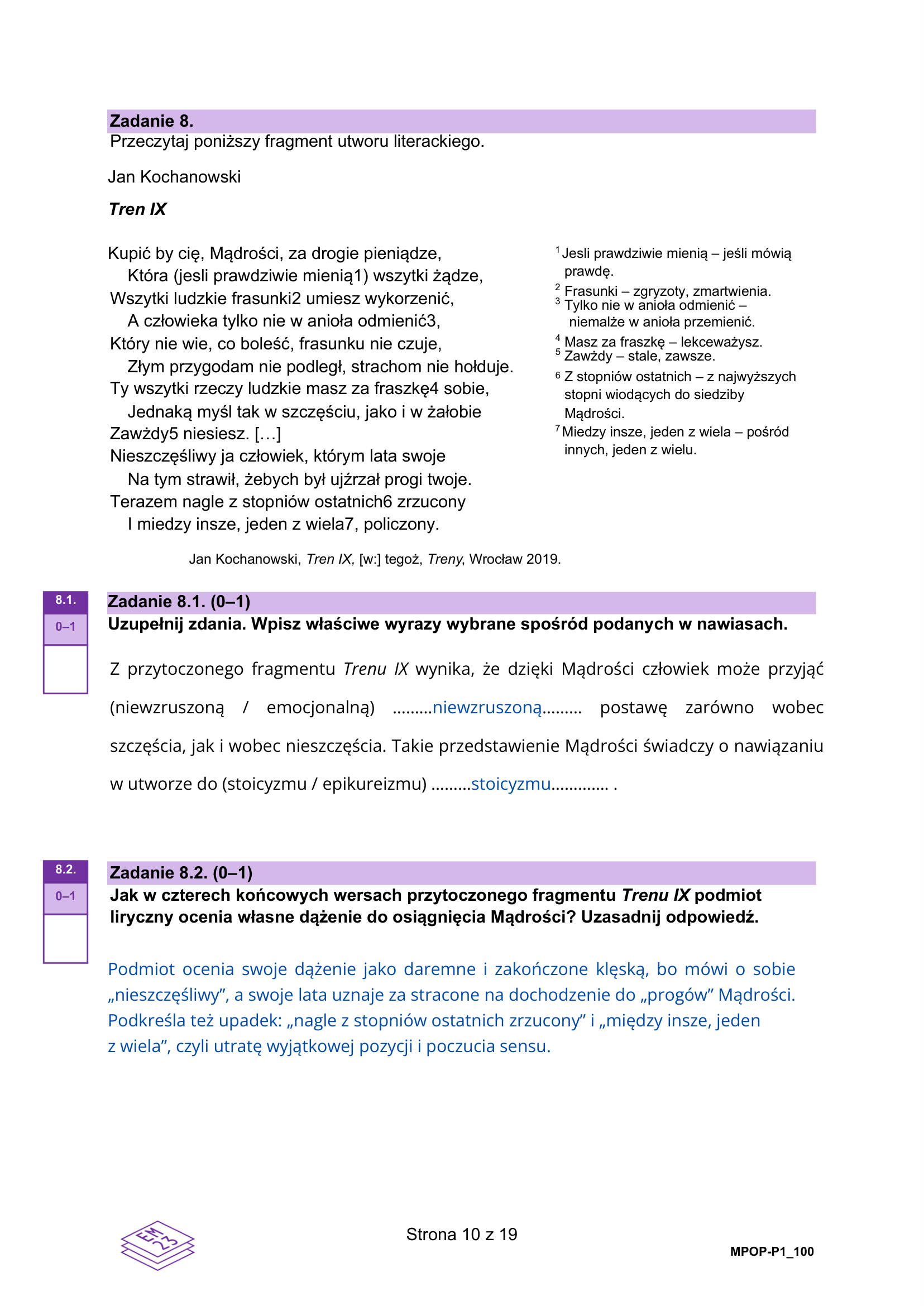 Matura próbna marzec 2026. Język polski, poziom podstawowy – strona 10