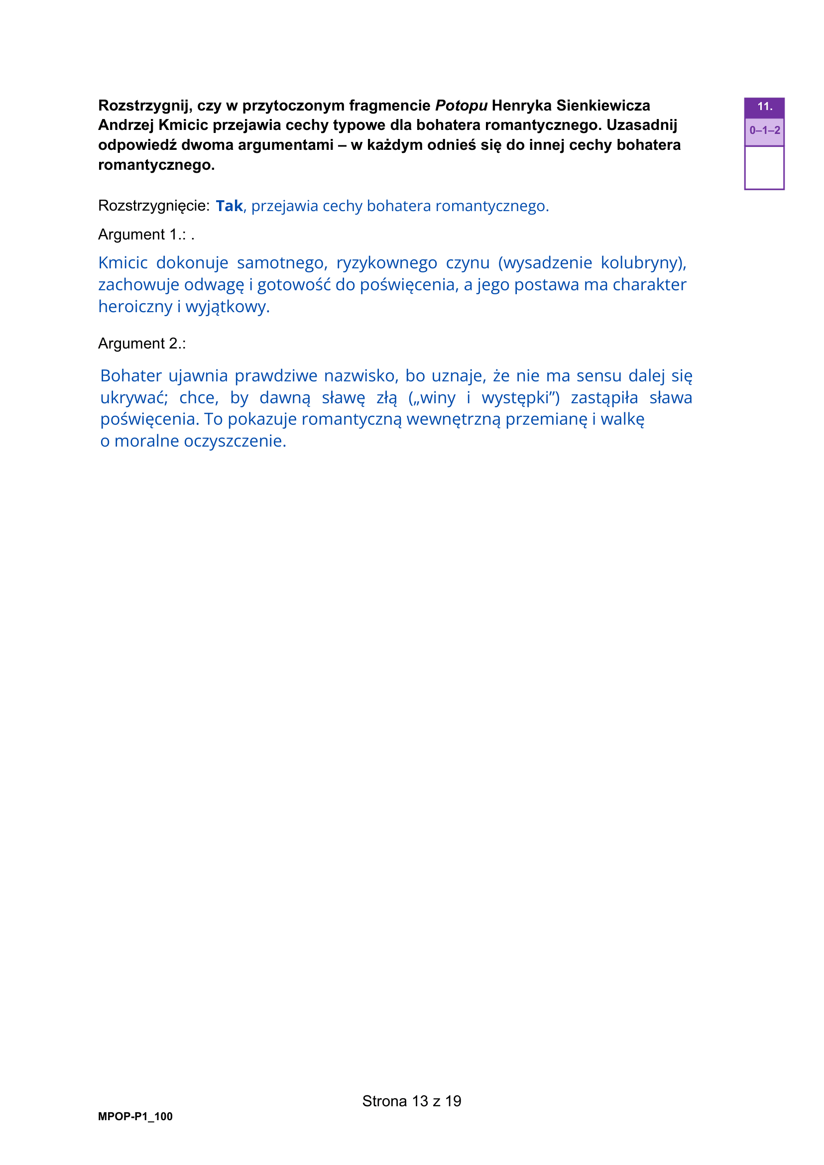 Matura próbna marzec 2026. Język polski, poziom podstawowy – strona 13