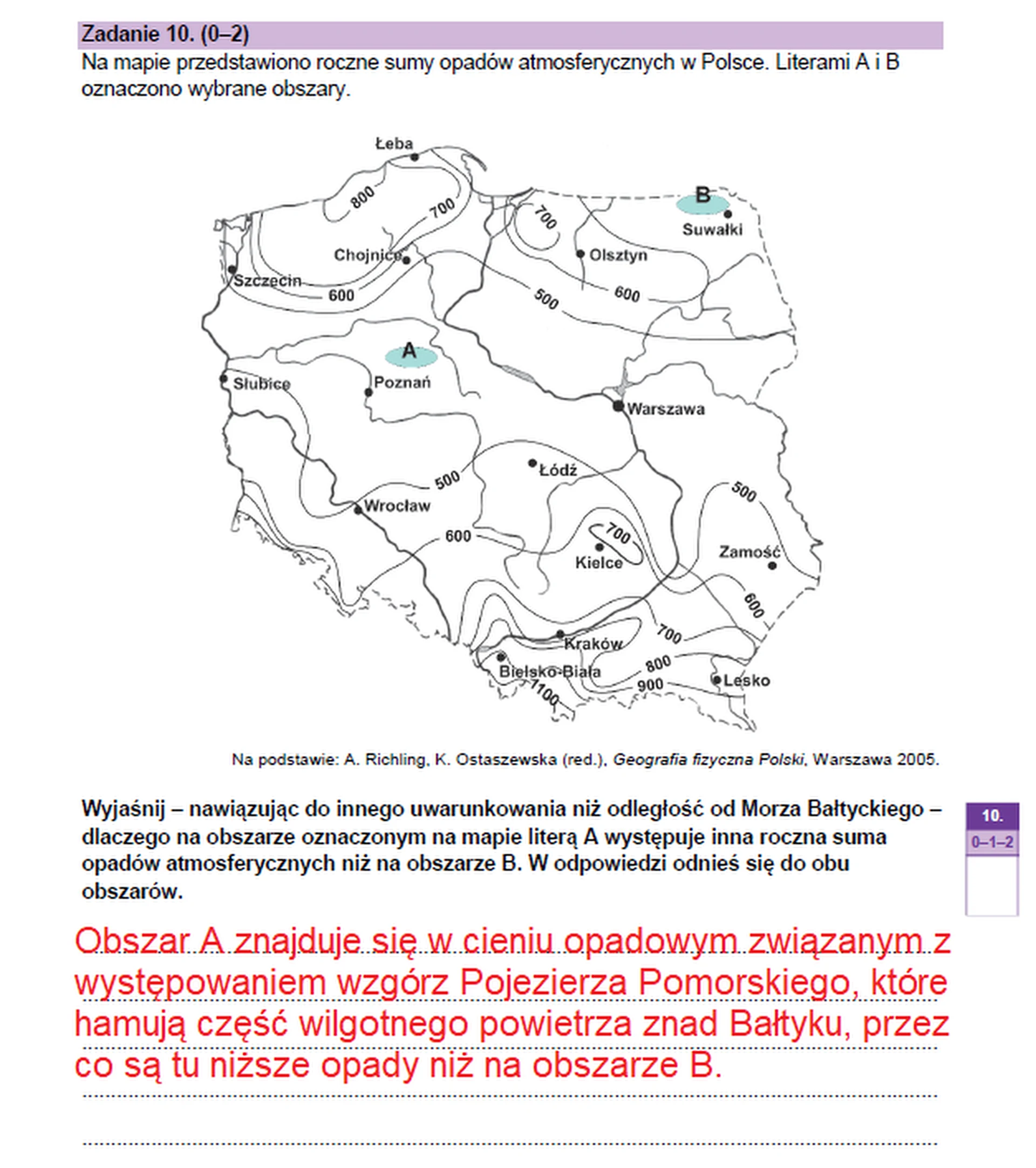 Matura maj 2023. Geografia, poziom rozszerzony – strona 13