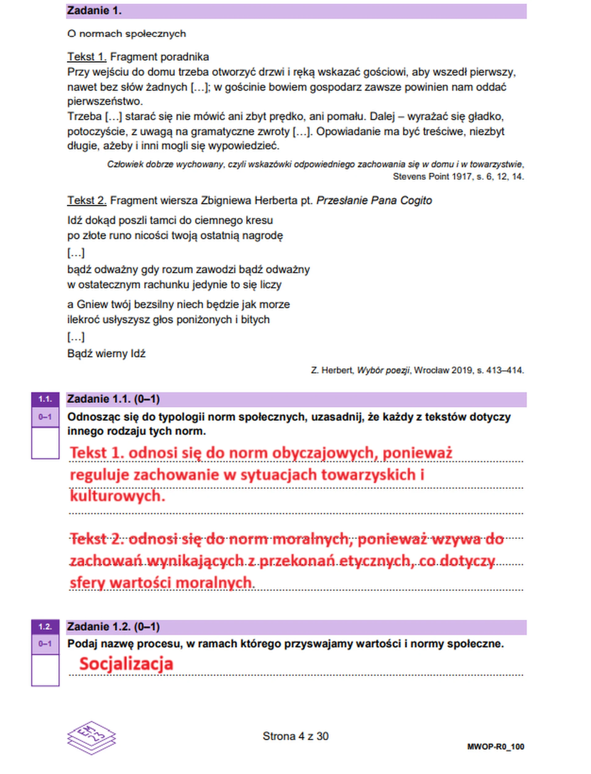 Matura maj 2025. WOS, poziom rozszerzony – strona 3