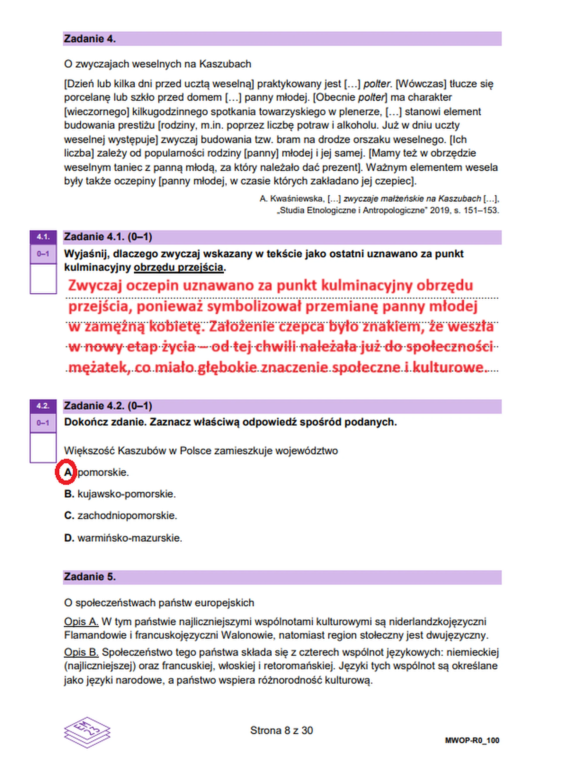 Matura maj 2025. WOS, poziom rozszerzony – strona 7