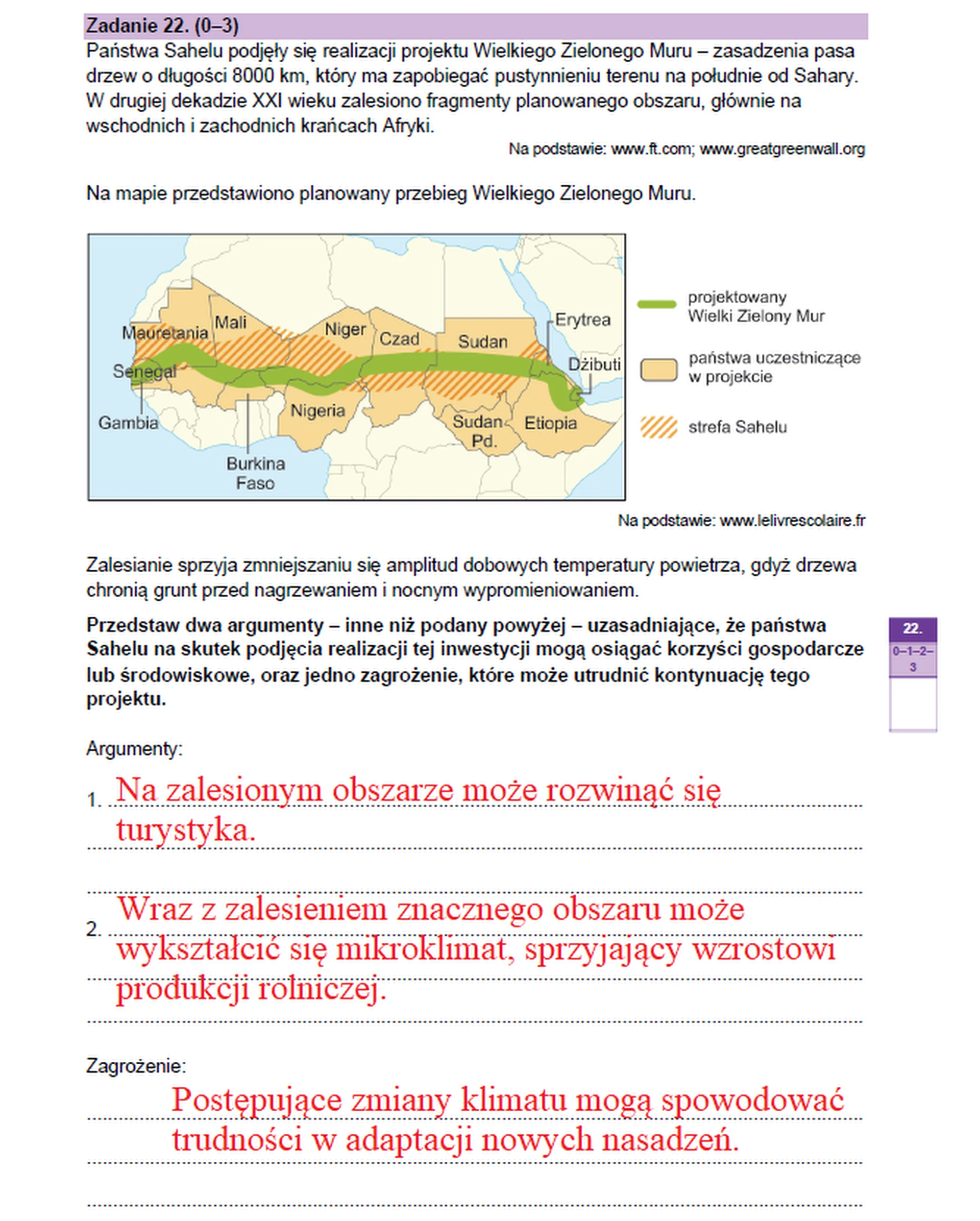Matura maj 2023. Geografia, poziom rozszerzony – strona 27