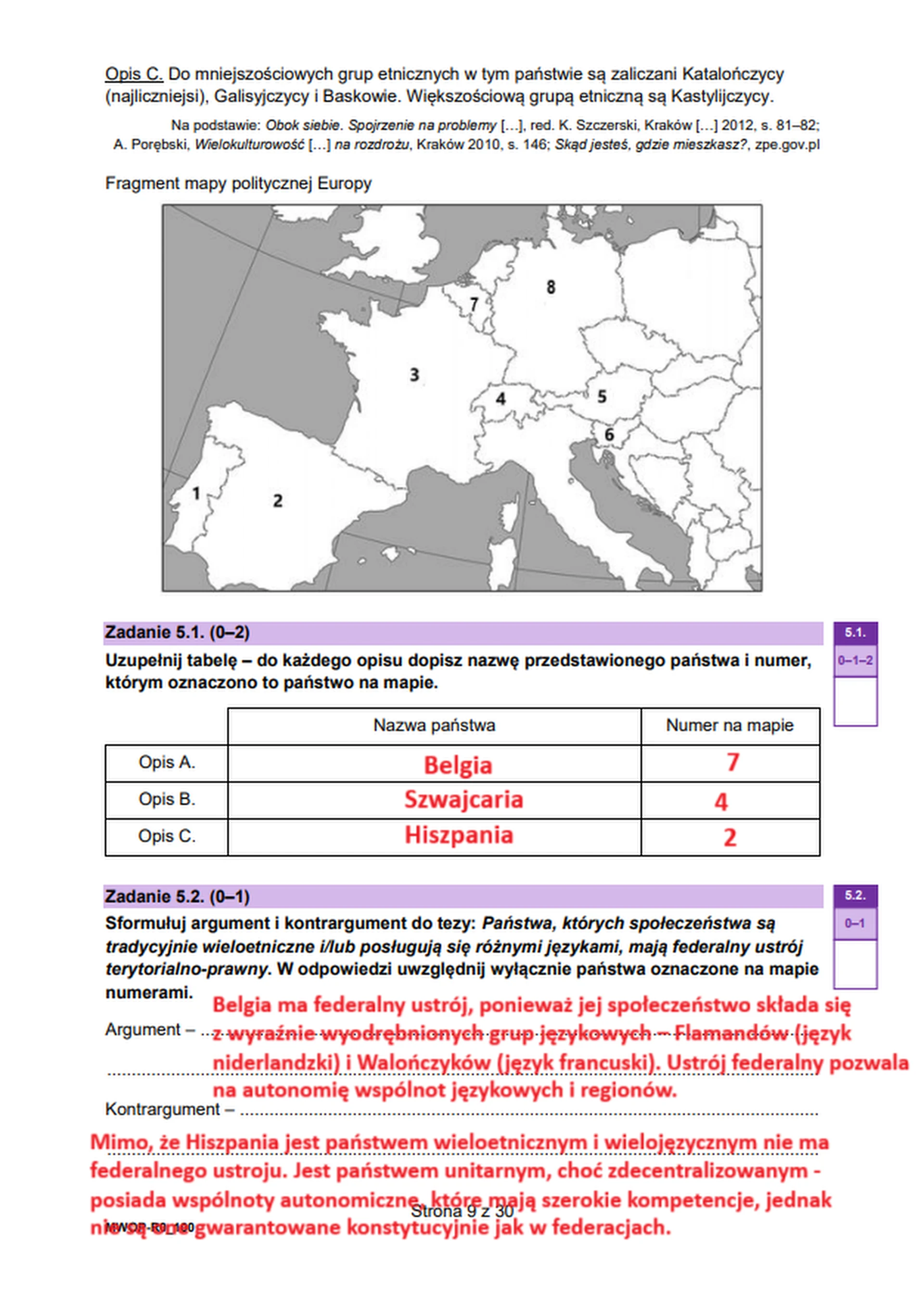 Matura maj 2025. WOS, poziom rozszerzony – strona 8