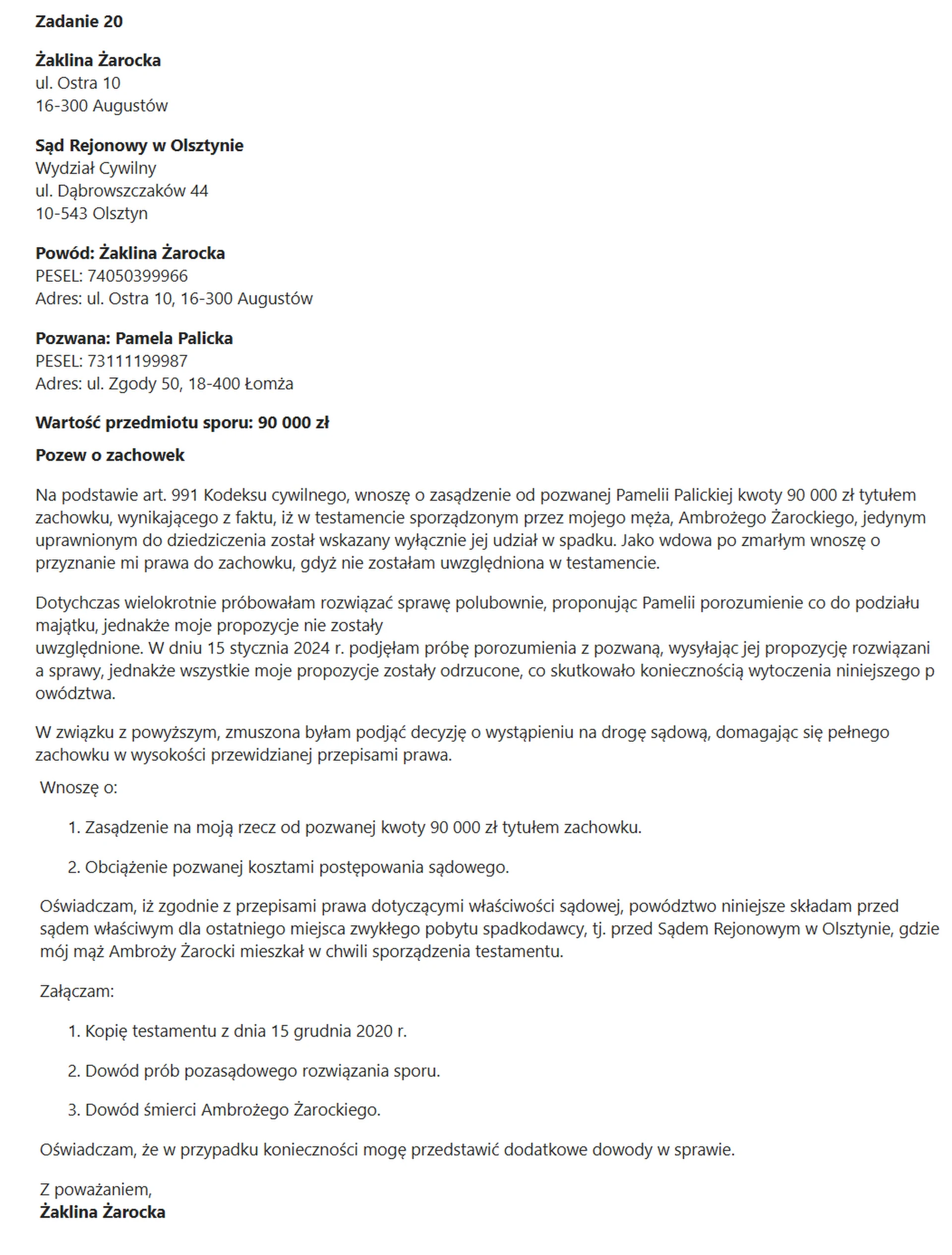 Matura maj 2025. WOS, poziom rozszerzony – strona 25